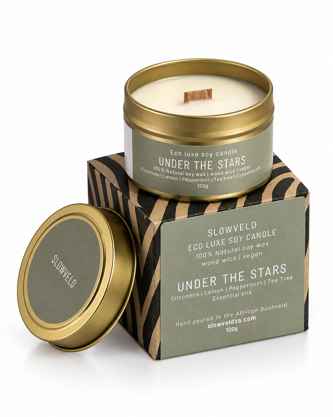100g Slowvled Candle Under the Stars Candle