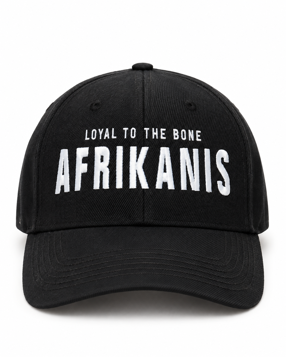 Afrikanis Cap Black with white